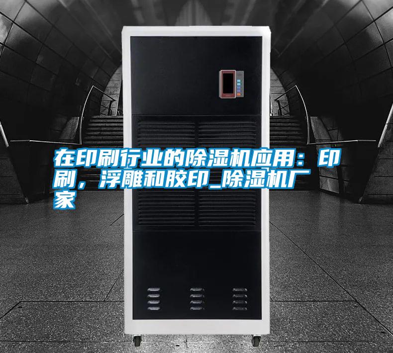 在印刷行業的除濕機應用：印刷，浮雕和膠印_除濕機廠家